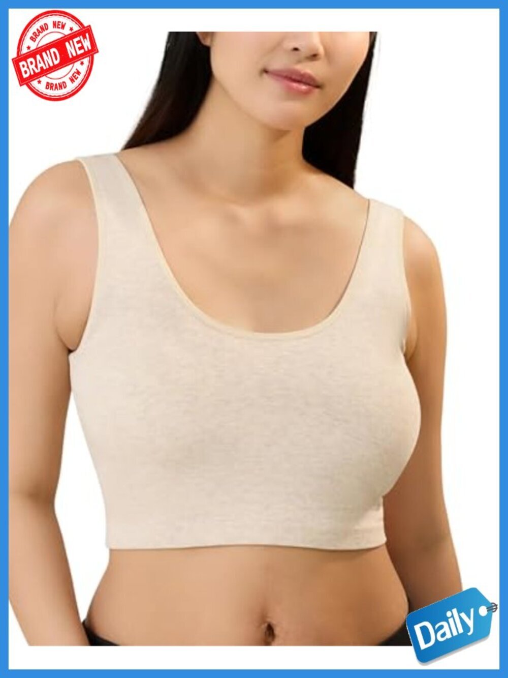 Longline Nursing Bra, Wire-Free Seamless Maternity Bra